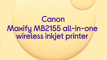 Canon Maxify MB2155 All-in-One Wireless Inkjet Printer with Fax - Quick Look