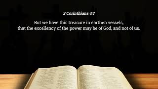 2 Corinthians  4:7. KJV bible verse