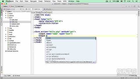 2、处理 GET 请求 HTML表单的创建与提交