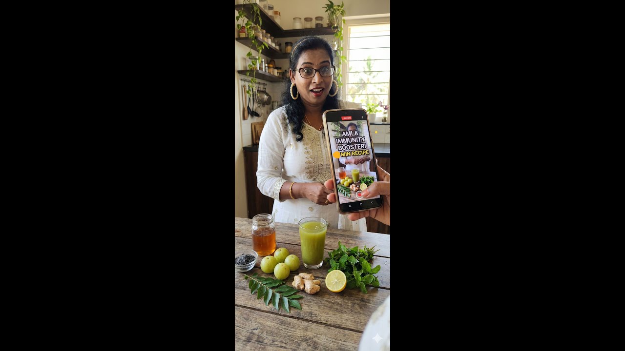 🌈Amla Shots for Weight Loss, Glow & Immunity😊 #minivlog #health #amla