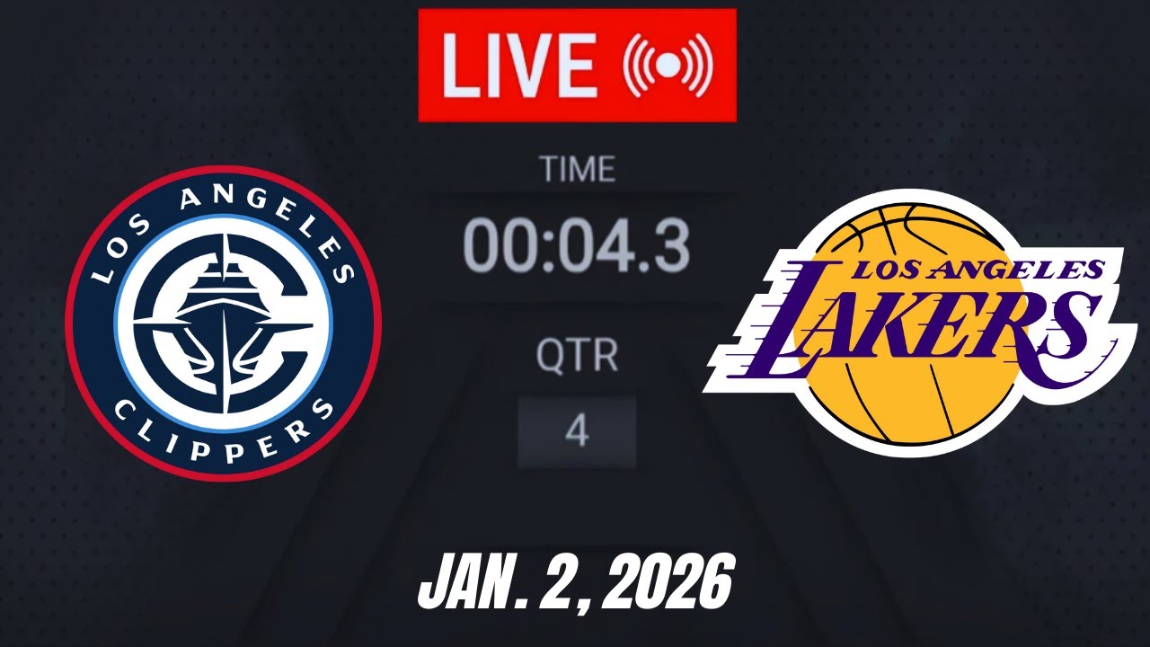 NBA LIVE! Los Angeles Lakers vs LA Clippers January 2, 2026 | 2026 NBA Season Live 2K
