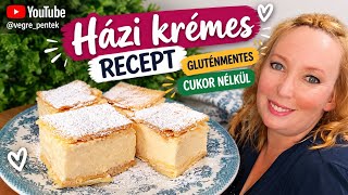 Házi krémes -gluténmentes, cukor nélkül - Végre Péntek