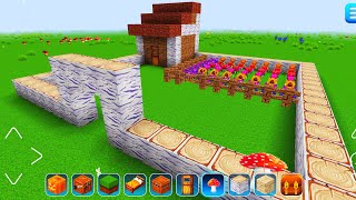 EarthCraft 3D: Block Craft & World Exploration Gameplay #17 | Farm House 🏡 screenshot 3