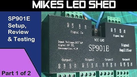 Part 1 of 2 - Review, setup and testing of the SP901E LED Splitter Amplifier