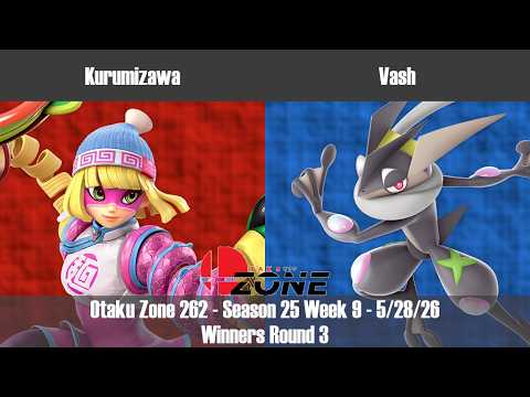 OZone262 - W3 - Kurumizawa [Min Min] vs Vash [Greninja] - YouTube