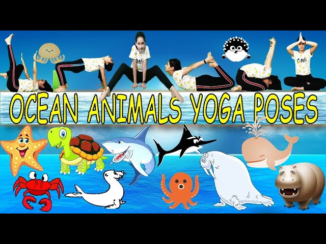 Ocean Animal Yoga Poses | Yoga For Kids | Yoga Poses For Kids | Creative Yoga  Poses For Kids | Yoga - Youtube