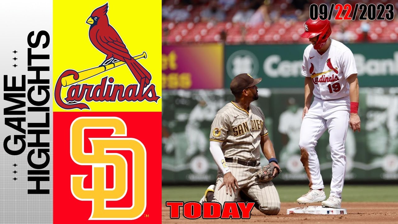 St.Louis Cardinals vs San Diego Padres FULL GAME HIGHLIGHTS TODAY September 22, 2023