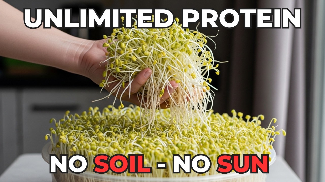 Grow Unlimited Protein In A Trash Can. No Soil.No Sunlight. The 5 Min Setup.