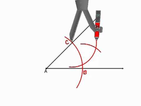 Geometry - Constructions 5 - Angle Bisector