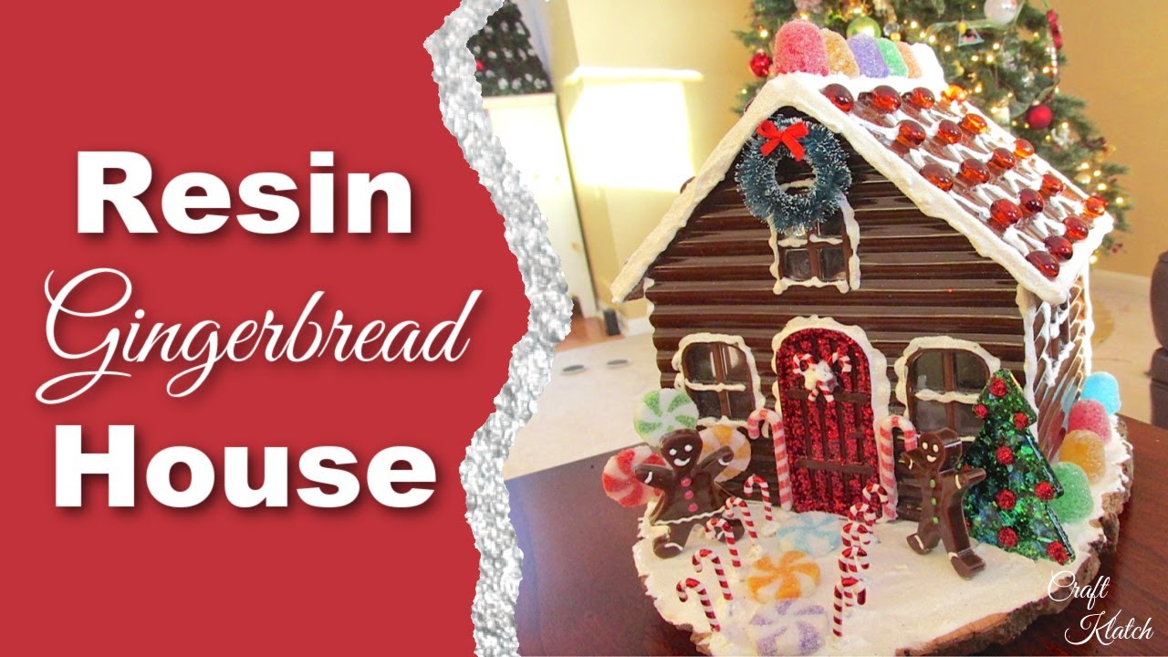 DIY Resin Gingerbread House How To - YouTube