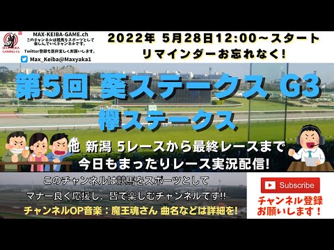 第5回 葵ステークス G3 他新潟5レースから最終レースまで 競馬実況ライブ!