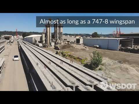 Supersized girders for a new Interstate 5 bridge