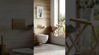 Modern Wall Hung Toilet Transformation | Space-Saving Quiet Flush Bathroom Upgrade 🚿🌿