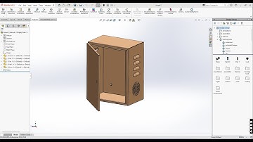 Electrical Enclosure in solid works sheet metal