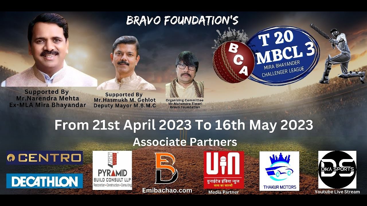 BRAVO FOUNDATION'S T20 MBCL 3 - DAY 13
