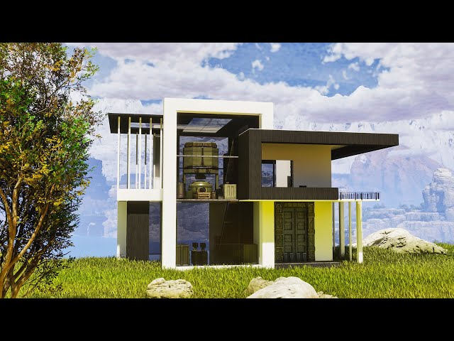 I Built a Modern House in ARK: Survival Ascended! - YouTube