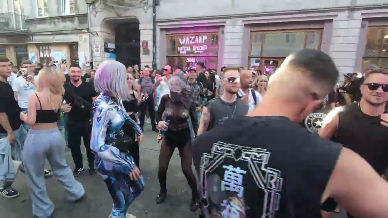 PARADA WOLNOŚCI 30.08.2025 DAY 2 PART 13 ŁÓDZ PIOTRKOWSKA STREET VIEW PARADE OF FREEDOM POLAND LOONY