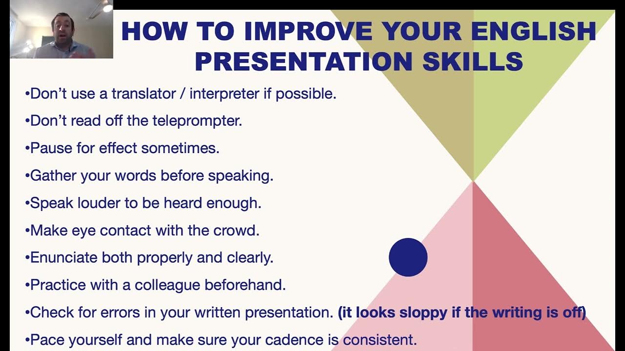 teaching english presentation skills