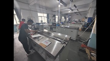 China Wire o binding & punching machine PBW580s run in notebook factory