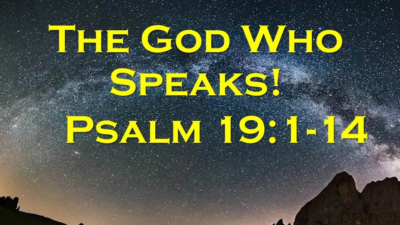 Psalm 19 1 14 10 45am Service YouTube psalm-19-1-14-10-45am-service-youtube