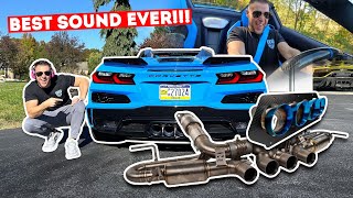 Athlete Statistics What a $15,000 Titanium Race Exhaust Does to a New C8 Z06!!! *PUTS FERRARI TO SHAME*