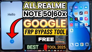 Realme Note 50 | 60x FRP Bypass || Android 15 || Best FRP #Bypass Unlock Tool Download
