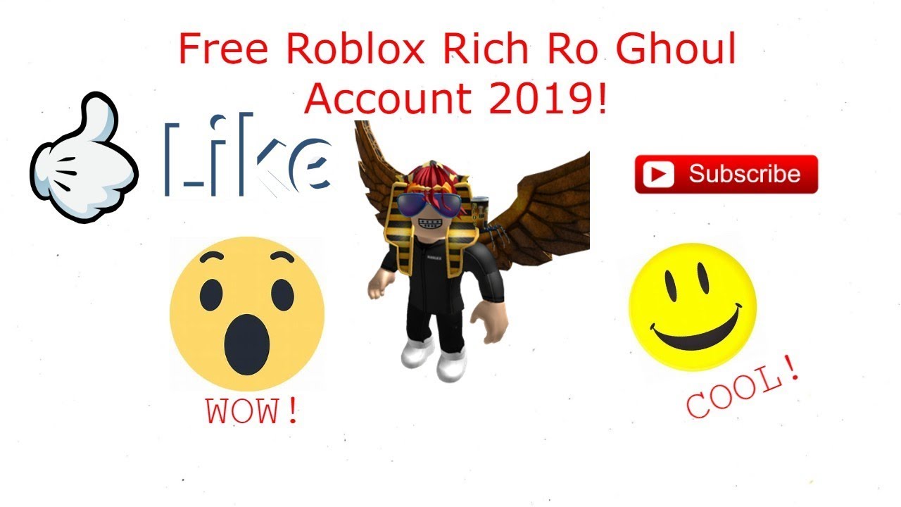 Free Roblox Rich Ro Ghoul Account 2019 Pin 1 3 Youtube - dtm roblox free roblox accounts rich in ro ghoul