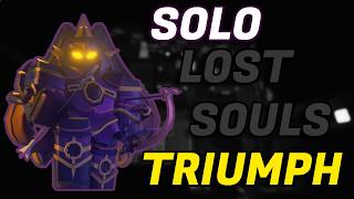 Solo Lost Souls NST No skilltree Triumph  - Tower Defense Simulator