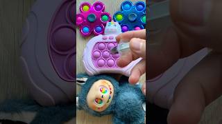 Labubu Popit Injection! 💩💩💩 #satisfying #squishy #labubu #popit #asmr #shortsfeed