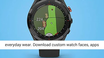 Garmin Approach S62, Premium Golf GPS Watch, Built-in Virtual Caddie, Mapping and Full Color Screen