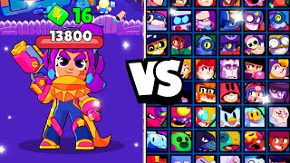 : SQUAD BUSTER SHELLY vs ALL BRAWLERS! With 16 POWER-UPs! | Brawl Stars