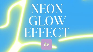 Neon Glow Tutorial After Effects (Beginner Friendly)