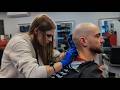 Ultimate Head Shave Beard Trim ASMR Deep Relaxation Massage 