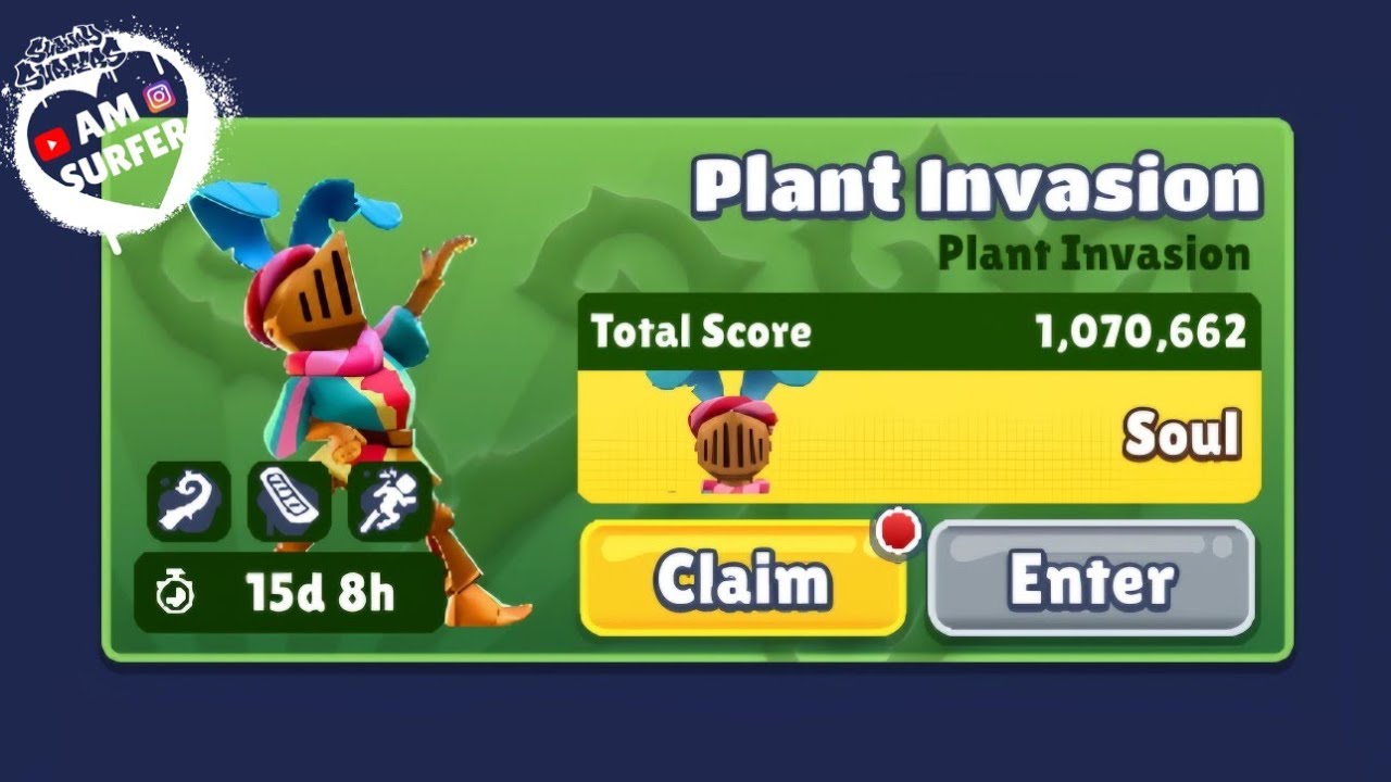 Subway Surfers Easter Edinburgh 2025: Unlocking Soul's SIR EASTER OUTFIT in Plant Invasion Challenge