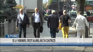 DE LA 1 NOIEMBRIE, CRESTE SALARIUL MINIM BRUT IN CONSTRUCTII