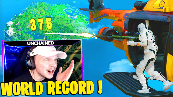 J'AI BATTU LE WORLD RECORD DU PLUS LONG KILL AU SNIPER ! Fortnite chapitre 2
