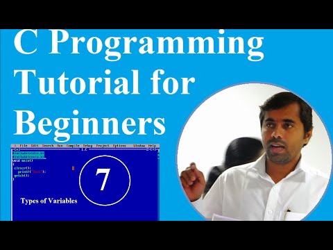 C Language Tutorial for Beginners  |#7  Types of Variable