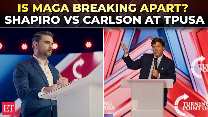 Ben Shapiro vs Tucker Carlson! MAGA infighting heats up at the Turning Point USA conference