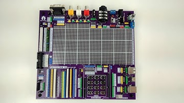 Protoconn - A prototype board with connectors for electronic testing and development.