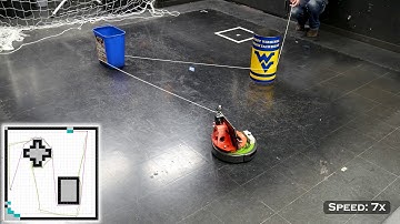 Exploration of unknown environments with a tethered mobile robot