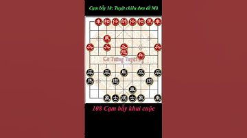 Cạm bẫy khai cuộc thế trận Đơn đề Mã: Tuyệt chiêu công sát  #cotuong #cambaykhaicuoc #cờtướng