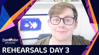 Reaction to Rehearsals Day 3 - Eurovision 2021