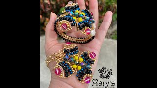 Maxi Brazalete de Mariposa en alambre