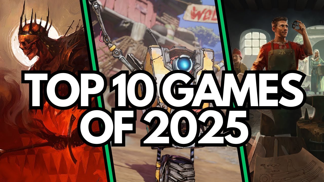 TOP 10 GAMES - I played in 2025 and why you should too! 💪💚 - YouTube