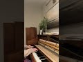 Getting there! |Rachmaninov Piano Concerto No. 2 Mvt 2 ending #rachmaninoff #progress #music