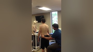 Lumbar flexion tape measure