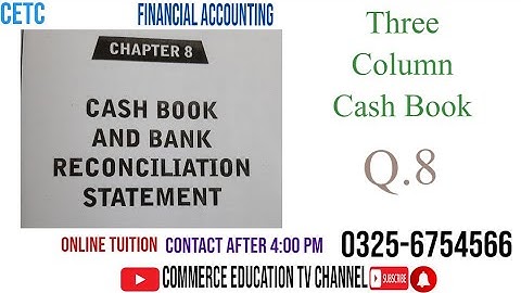 Financial Accounting/B.Com/ADC - Lecture 56