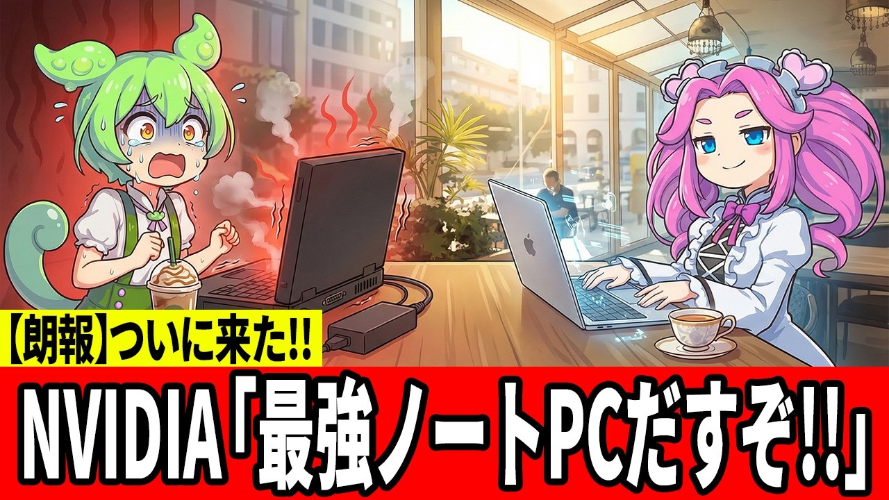 【覇権確定】NVIDIAの新型「N1」チップでゲーミングノートPCの常識が崩壊します   【ずんだもん】