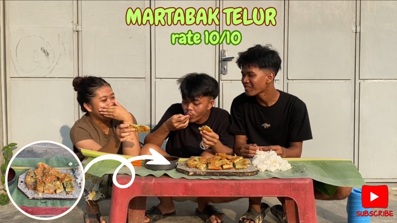 MARTABAK TELUR ENAK RATING 10/10 ASIN GURIH PEDAS NYA PAS & TIPS MASAK NASI DI NESTING BIAR PULEN