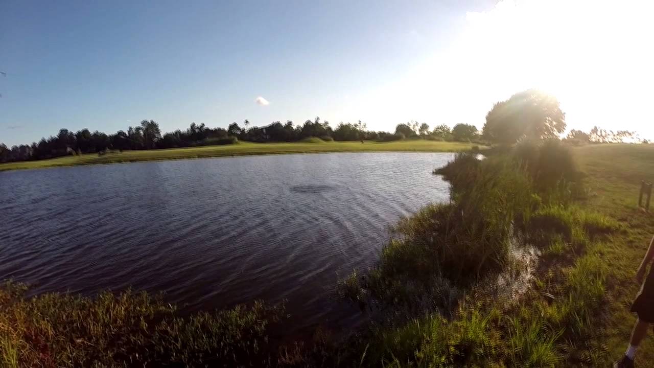 Bass fishing with a Rooster tail 